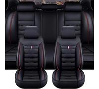 XENITE Fundas Asientos Coche para Mercedes Benz Classe C C180/C220/C280 W204 Sport 2007-2014, Protector Funda Asiento Coche Asiento Accesorios Interior,Blackred