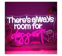 XENITE Luces Art Decoration Christmas Lámpara LED Regulable There's Always Room Para Tiendas De Aperitivos, Dulces Y Postres, Bares, Dormitorios, Fiestas Y Decoración Del Hogar 43cmx27cm