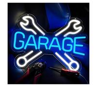 XENITE Luces Art Decoration Christmas Letrero De Neón Garagepara Luces LED Para Decoración Tiendas Servicio Automóviles, Letreros Para Paredes Comerciales Des Murs Du Garage 14.6x11in