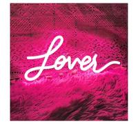 XENITE Luces Art Decoration Christmas Letrero De Neón Lover Luz LED De Amor Regulable Para Dormitorio, Parejas, Propuesta De Boda, Fiesta, Decoración De Pared, Lámpara Iluminada 45cm