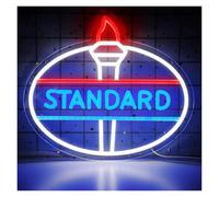 XENITE Luces Art Decoration Christmas Letrero De Neón Standard Luces LED Regulables Por USB Para Decoración, Cumpleaños, Garaje, Hombre, Cueva, Taller Reparación Habitaciones Automóviles 13.7x12.2in