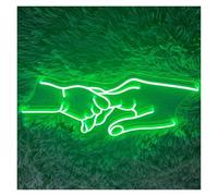 XENITE Luces Art Decoration Christmas Letrero De Neón Tomar Las Manos Para Guardería, Tienda Postres, Nueva Mamá, Oh Baby, Decoración Habitación Infantil, 60cm