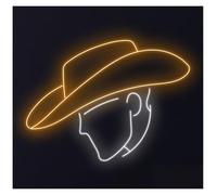 XENITE Luces Art Decoration Christmas Letrero De Neón Vaquero Con Luz LED Para Decoración Pared Habitación, Sala Juegos, Dormitorio, Bar, Estar, Fiesta Cumpleaños, 50cm