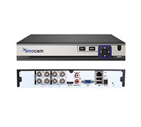 Xenocam 8CH 5M-N/1080N Híbrido de alta definición completa para AHD/TVI/CVI/analógico/Onvif IP DVR H.265 CCTV Grabador de video P2P Monitoreo remoto de teléfono para cámara de sistema de vigilancia de