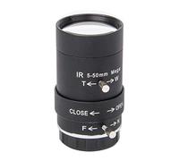 Xenocam Lente de cámara de seguridad CCTV de 5 a 50 mm, lente varifocal manual de megapíxeles, zoom manual, CMOS/CCD 1/3 pulgadas, lente CCTV IR CS, cámara de seguridad CCTV (sin filtro IR)