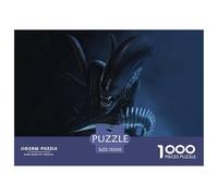 Xenomorfo Puzzles Imposible,desafío for Adults Extranjeros Entretenimiento Creativo 1000 Piezas Obra De Arte De Juego De para Adultos, Regalos A Partir De 14 Años 70x50cm/1000pcs
