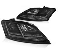 XENON LED Luz Diurna Delantera para Audi TT 8J 06-10 Negro 4260746687743