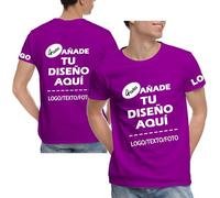 Xenorith Camiseta Personalizada - Camisetas Personalizado para Hombre y Mujer, CREA tu Propia Camiseta Impresa con Logo/Text/Foto, Camisetas de Pareja Fiesta, Regalos Divertidos