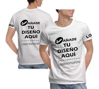 Xenorith Camiseta Personalizada - Camisetas Personalizado para Hombre y Mujer, CREA tu Propia Camiseta Impresa con Logo/Text/Foto, Camisetas de Pareja Fiesta, Regalos Divertidos