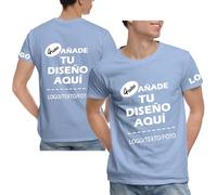 Xenorith Camiseta Personalizada - Camisetas Personalizado para Hombre y Mujer, CREA tu Propia Camiseta Impresa con Logo/Text/Foto, Camisetas de Pareja Fiesta, Regalos Divertidos