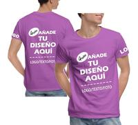 Xenorith Camiseta Personalizada - Camisetas Personalizado para Hombre y Mujer, CREA tu Propia Camiseta Impresa con Logo/Text/Foto, Camisetas de Pareja Fiesta, Regalos Divertidos