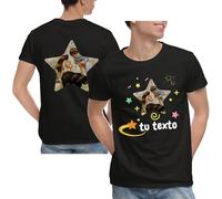 Xenorith Camiseta Personalizada - Camisetas Personalizado para Hombre y Mujer, CREA tu Propia Camiseta Impresa con Logo/Text/Foto, Camisetas de Pareja Fiesta, Regalos Divertidos