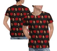 Xenorith Camiseta Personalizada - Camisetas Personalizado para Hombre y Mujer, CREA tu Propia Camiseta Impresa con Logo/Text/Foto, Camisetas de Pareja Fiesta, Regalos Divertidos