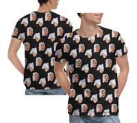 Xenorith Camiseta Personalizada - Camisetas Personalizado para Hombre y Mujer, CREA tu Propia Camiseta Impresa con Logo/Text/Foto, Camisetas de Pareja Fiesta, Regalos Divertidos