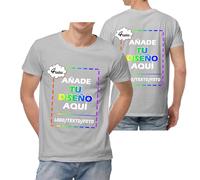 Xenorith Camiseta Personalizadas para Hombre y Mujer - CREA tu Propia Camisetas Personalizado, Camiseta Personalizable con Texto, Logo, Foto, Camisetas Divertidas, Ajuste Unisex Regalos