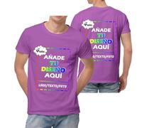 Xenorith Camiseta Personalizadas para Hombre y Mujer - CREA tu Propia Camisetas Personalizado, Camiseta Personalizable con Texto, Logo, Foto, Camisetas Divertidas, Ajuste Unisex Regalos