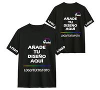 Xenorith Camisetas Personalizadas para Hombre y Mujer - Impresión de Camisetas Personalizado, Añade Foto,Texto, Logo,CREA tu Propia Camisa de Pareja Divertidas-Idea de Regalo