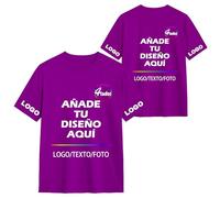 Xenorith Camisetas Personalizadas para Hombre y Mujer - Impresión de Camisetas Personalizado, Añade Foto,Texto, Logo,CREA tu Propia Camisa de Pareja Divertidas-Idea de Regalo