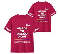 Xenorith Camisetas Personalizadas para Hombre y Mujer - Impresión de Camisetas Personalizado, Añade Foto,Texto, Logo,CREA tu Propia Camisa de Pareja Divertidas-Idea de Regalo