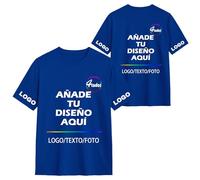 Xenorith Camisetas Personalizadas para Hombre y Mujer - Impresión de Camisetas Personalizado, Añade Foto,Texto, Logo,CREA tu Propia Camisa de Pareja Divertidas-Idea de Regalo