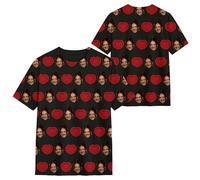 Xenorith Camisetas Personalizadas para Hombre y Mujer - Impresión de Camisetas Personalizado, Añade Foto,Texto, Logo,CREA tu Propia Camisa de Pareja Divertidas-Idea de Regalo