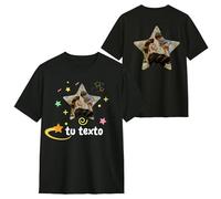 Xenorith Camisetas Personalizadas para Hombre y Mujer - Impresión de Camisetas Personalizado, Añade Foto,Texto, Logo,CREA tu Propia Camisa de Pareja Divertidas-Idea de Regalo
