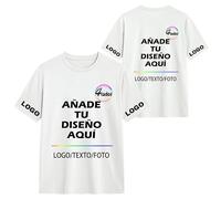 Xenorith Camisetas Personalizadas para Hombre y Mujer - Impresión de Camisetas Personalizado, Añade Foto,Texto, Logo,CREA tu Propia Camisa de Pareja Divertidas-Idea de Regalo
