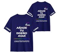 Xenorith Camisetas Personalizadas para Hombre y Mujer - Impresión de Camisetas Personalizado, Añade Foto,Texto, Logo,CREA tu Propia Camisa de Pareja Divertidas-Idea de Regalo