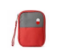 XENQITO 1 Piezas Mini Bolsa Médica, Kit De Primeros Auxilios De Viaje Portátil, Mini Vacío Botiquín De Primeros Auxilios, Mini Botiquin Rosa Gris, para El Hogar Montañismo Al Aire Libre, Salvaje(Rojo)