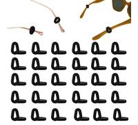 XENQITO 30 Pares de Soportes de Silicona para Gafas Antideslizantes, Funda para Patillas, Gafas de Silicona Ganchos para la Oreja, Patillas Gafas Silicona, Patillas Gafas, para Gafas y Gafas de Sol