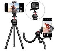 Xenvo SquidGrip Trípode Flexible para teléfono móvil, Soporte portátil para cámara de acción, Compatible con iPhone, GoPro, Android, Samsung, Google Pixel y Todos los móviles, Rojo