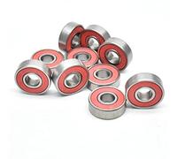 XEOWHUPG Bearings 10pcs 608 Natural Si3N4 Black Ceramic Ball Skateboard Bearings 8x22x7mm ABEC 11 Ceramic Skateboard Bearings Wheel for Skate