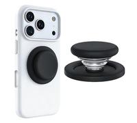 XEPWOLU Support Telephone, Anneau Telephone Portable, Phone Grip, Soft Silicone Magnetic Finger Grip For iPhone 17/16/15/14/13, Comfortable One-Touch Holding (Noir)
