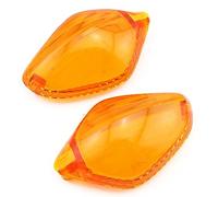 Xerial 2 lentes indicadoras delanteras o traseras compatibles con Honda MSX125 CRF250L CMX 300/500 Rebel NC700 NC750 CTX700 motocicleta intermitentes (ámbar)