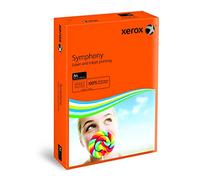 Xerox 003R94276 papel coloreado copia en papel de la impresora Sinfónica intensa Din A4, 160 g/m², 250 hojas por paquete de naranja,