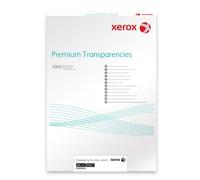 Xerox 003R98220 Premium - Paquete de transparencias negro/blanco, con 100 hojas en DIN A4 para impresoras láser y de color, clara