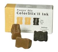 Xerox 016190801 ColorStix tinta solida 2x amarilla + 1x negra (original)