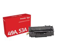 Everyday El tóner ™ Negro de Xerox es compatible con HP 49A 53A (Q5949A/ Q7553A), Capacidad estándar