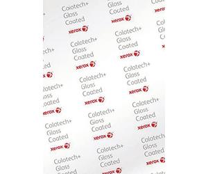 Xerox Colotech+ Gloss 003R91604 - Papel láser de color blanco, 130 g/m², A4, pintado por ambos lados brillante - Paquete de 500 hojas