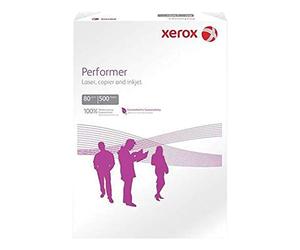 Xerox Performer 80 A4 White Paper - Papel (A4 (210x297 mm), Universal, Blanco, 80 g/m², 500 hojas, 40-65%)