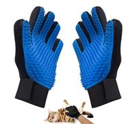 XETHI Guantes de Aseo para Gatos Izquierdo y Derecho | Guantes Reutilizables para Lavado de Perros | Guante de Silicona para cepillar y masajear Mascotas