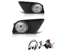 XEXJHQQ Antiniebla Delantero Para Dodge Para Charger 2011-2014 Par Faros Antiniebla Delanteros + Cableado + Kit Interruptores Conjunto Lentes Transparentes