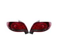 XEXJHQQ Piloto Trasero Para Peugeot 206 2004-2008 2 Luces Traseras LED Lámpara DRL Freno Marcha Atrás Antiniebla Conjunto De Para Coche Plug And Play Faros Traseros(Red)
