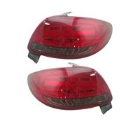 XEXJHQQ Piloto Trasero Para Peugeot 206 206CC 2004 2005 2006 2007 2008 2 Uds Luces Traseras LED Lámpara De Señal Giro Freno Parada Trasera Faros Traseros(Red Cover)