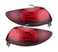 XEXJHQQ Piloto Trasero Para Peugeot 206 206CC 2004-2008 1 Par De Luces Traseras LED Rojas Con Señal Giro Dinámica Lámpara Antiniebla Parada Freno Inverso Faros Traseros