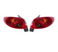 XEXJHQQ Piloto Trasero Para Peugeot 206 5 Puertas Hatchback 2002-2006 Parachoques Trasero Luces De Giro Freno Marcha Atrás Sin Bombilla Faros Traseros(Left and Right)