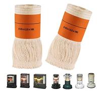 XFAK 2 Mechas para Estufa De Queroseno，Mechas para Calentador De Petróleo，Mecha De Repuesto De Petróleo De Fibra(65mm/75mm/85mm/95mm) (Size : 2 x 65mm)