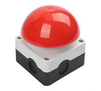 XFAK-KC11 - Interruptor de pie con 2 cierres, interruptor automático de seta de aleación de plata industrial, 10 A, 500 V, AC-15 DC-13, para control de máquina, mando de emergencia, mando a pedal
