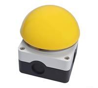 Xfak-kc11 Interruptor de pie de parada con función de reinicio automático y contactos dobles normalmente cerrados para sistemas de control de maquinaria industrial verde (amarillo)