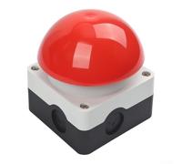 Xfak-kc11 Interruptor de pie industrial con función de reinicio automático y contactos dobles normalmente abiertos para equipos de control de máquina verde rojo amarillo negro (rojo)